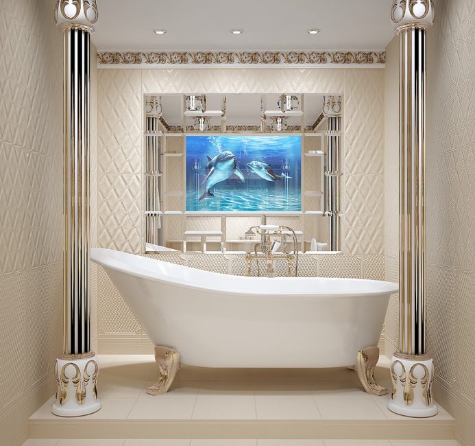 Мозаїка: Стиль 2026 Панно з мозаїки у ванній: стильний акцент для вашого інтер'єру