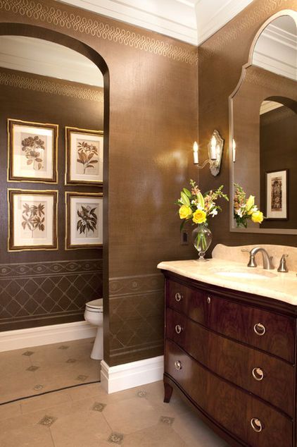 Декоративна перегородка Використання декоративної неповної перегородки для зонування ванної кімнати в стилі 2026