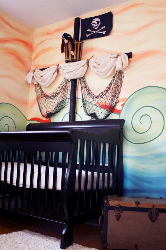 Піратська колиска Піратська тематика в дитячій кімнаті для новонародженого: затишок та безпека