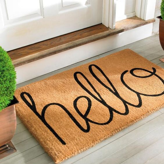 Чистий вхід - чистий дім! Придверний килимок для ефективного очищення взуття від бруду біля входу в дім.