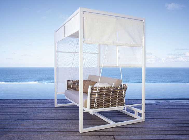 Затишна вітальня 2026: зонування, декор, штучні рослини — Меблі зі штучного ротангу