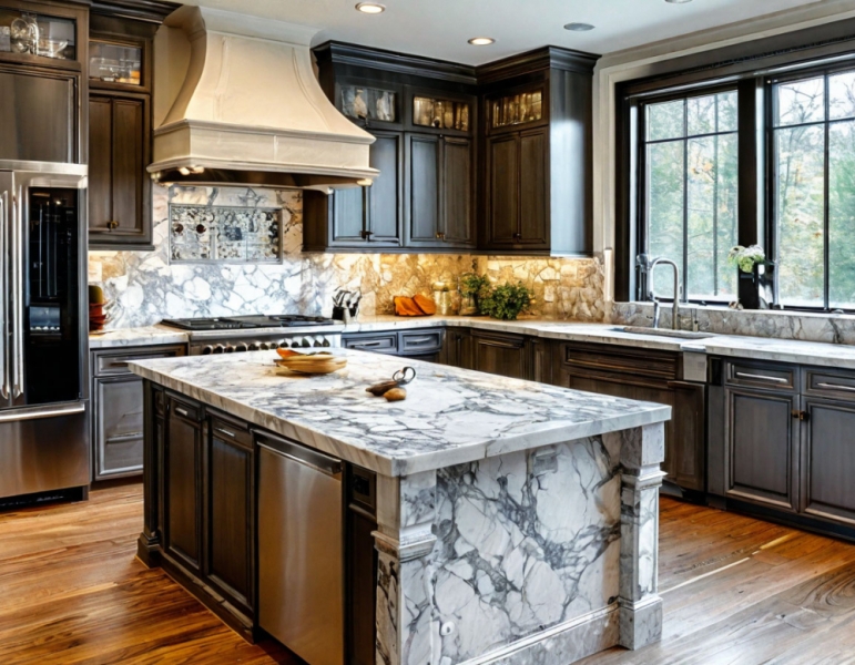 Слеби: камінь і дерево Дизайн інтер'єру: поєднання каменю та дерева в слебах, екологічні матеріали 2026.