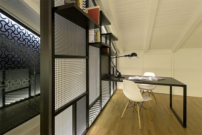 Дворівневий простір шале Дворівневий простір в сучасному шале з видом на Альпи, дизайн інтер'єру 2026