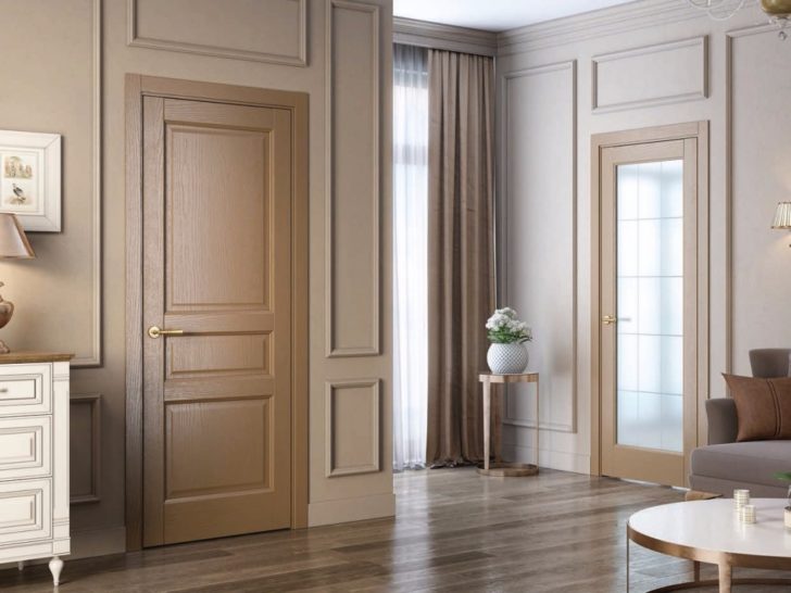 Елегантні двері з Італії Італійські міжкімнатні двері з масиву дерева в сучасному інтер'єрі будинку 2026