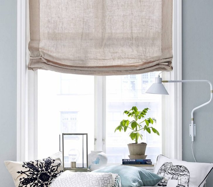 Льон та мінімалізм Римська штора з натурального льону в сучасному інтер'єрі, 2026 рік