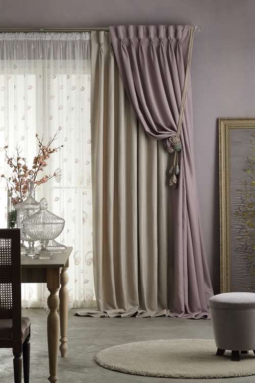 Італійська розкіш Розкішні лавандові штори в італійському стилі для оформлення вікон у 2026