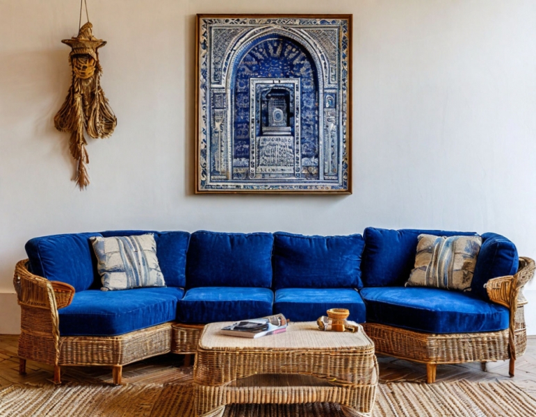 Грецька свіжість Грецький середземноморський стиль з білими стінами та синіми акцентами, мінімалізм 2026