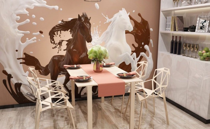 Надихаючий 3D офіс 3D шпалери в інтер'єрі офісу, що сприяють створенню креативної та надихаючої атмосфери.