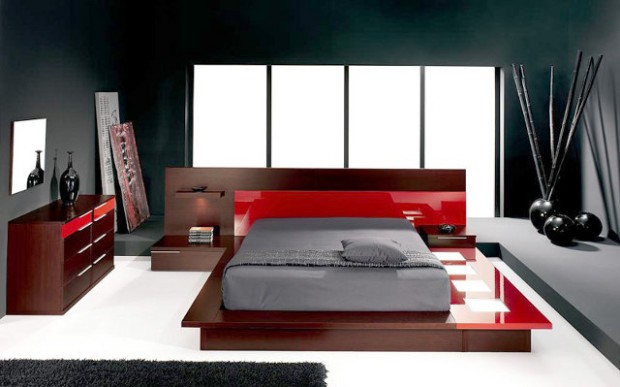 Хай-тек: метал і простір Сучасна спальня в стилі хай-тек 2026 з мінімалістичним дизайном та використанням металу в декорі.