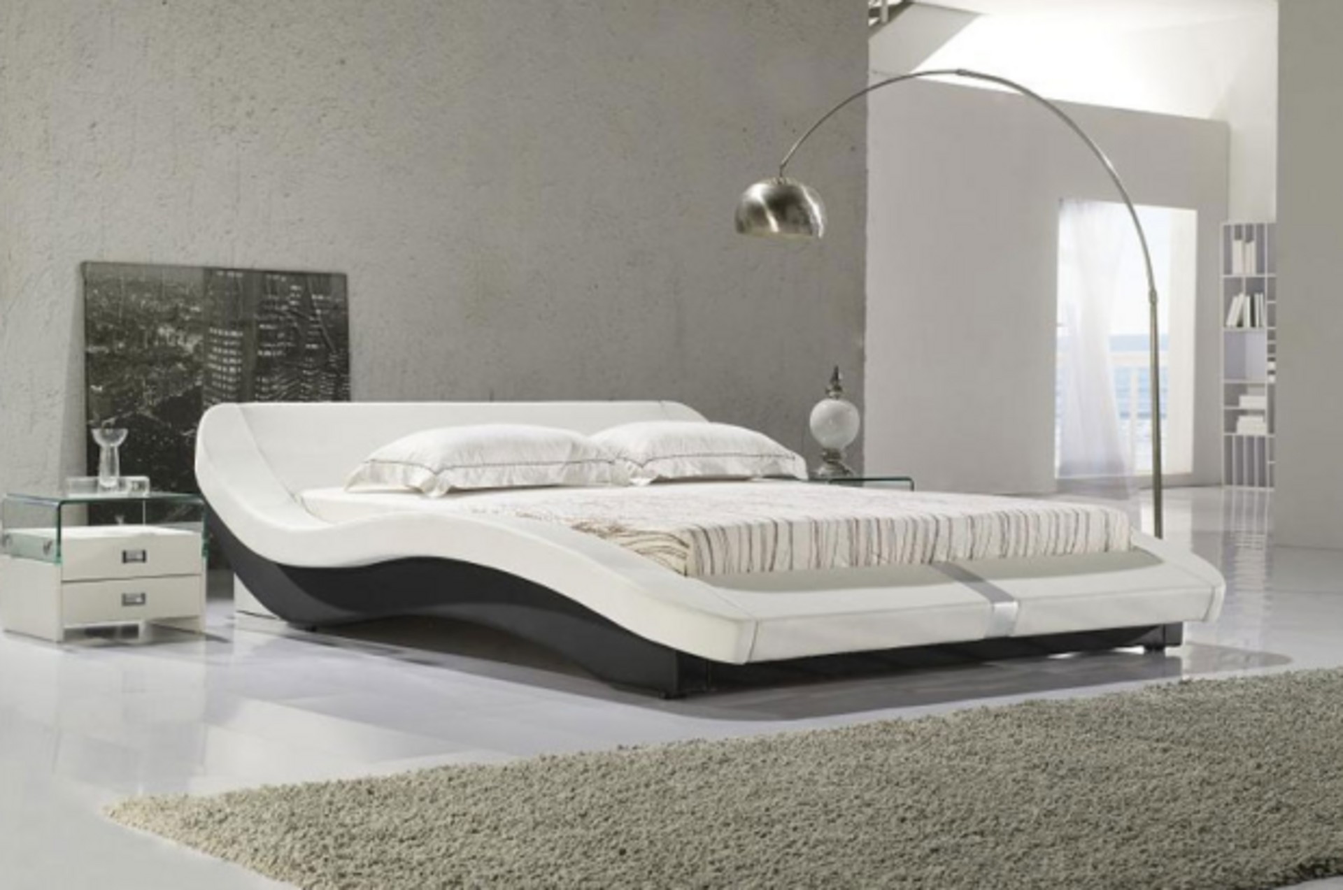 Мінімалізм і хай-тек Інтер'єр спальні хай-тек 2026 з сучасними жалюзі та акцентом на мінімалізм