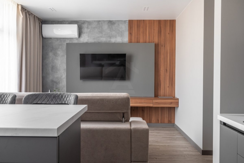 Неокласика у вітальні Інтер'єр вітальні 2026: поєднання неокласики з сучасними елементами декору.