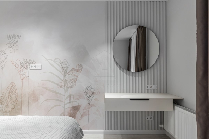 Неокласична Кухня 2026 Дизайн інтер'єру 2026: приклад кухні в стилі неокласика з сучасними елементами.