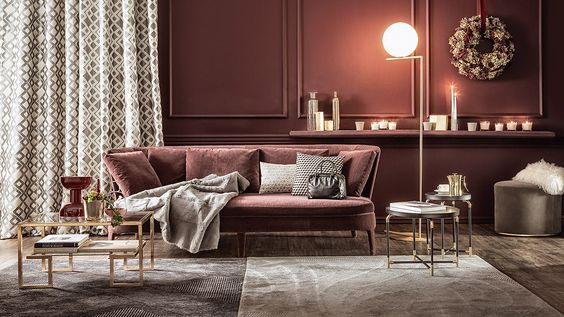 Бордова вітальня 2026: як створити гармонійний простір, а не візуальний безлад. — Бордова вітальня 2026