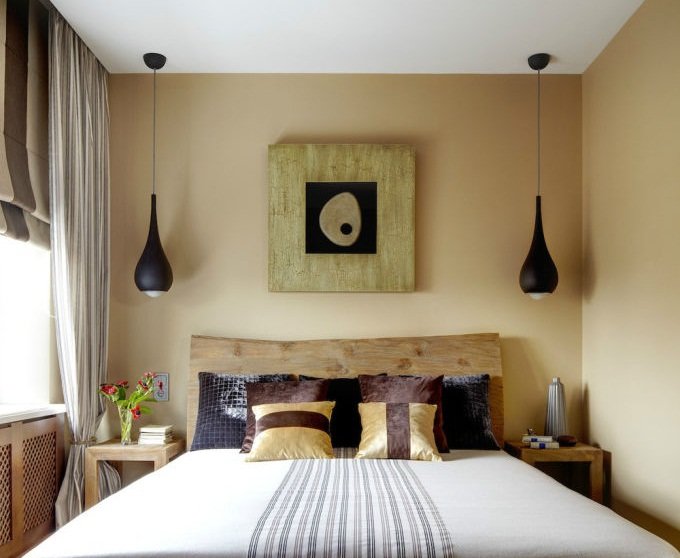 Спальня в етно-стилі Атмосферний дизайн спальні в етно-стилі з використанням натуральних матеріалів та текстилю.