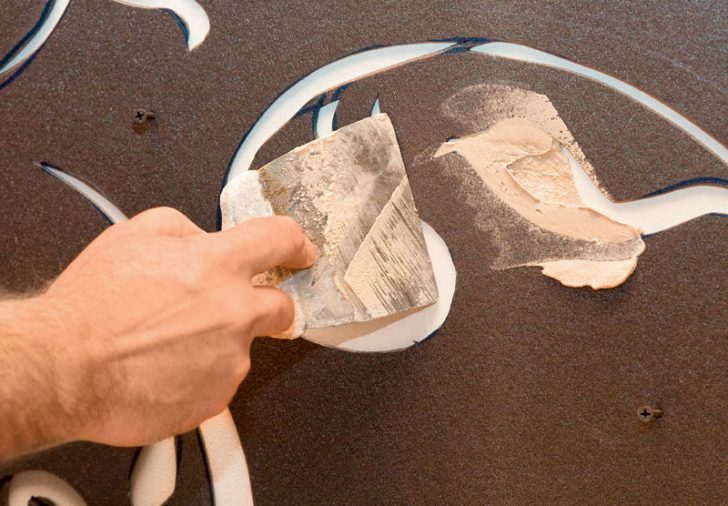 Об'ємний декор стін Об'ємні трафарети для стін: текстурний декор, що додає глибину інтер'єру.