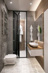 Бежево-коричнева ванна: гармонія та затишок (Поради дизайнерів) — Бежево-коричнева ванна кімната