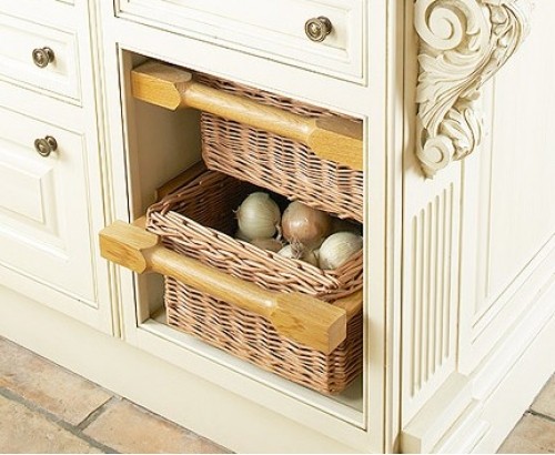 Кошик для продуктів Зручний кошик для зберігання овочів і фруктів на кухні, економія простору