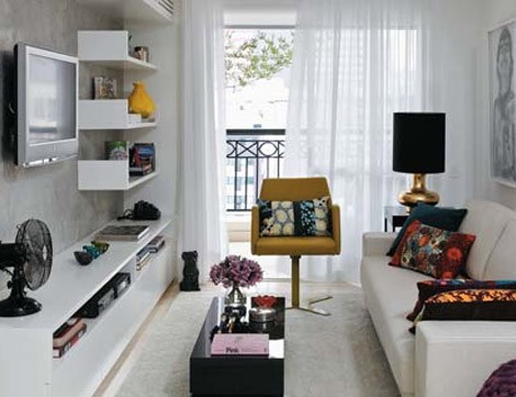 Світлі меблі: повітряний інтер'єр Використання світлих тонів в меблюванні маленької кімнати візуально збільшує простір